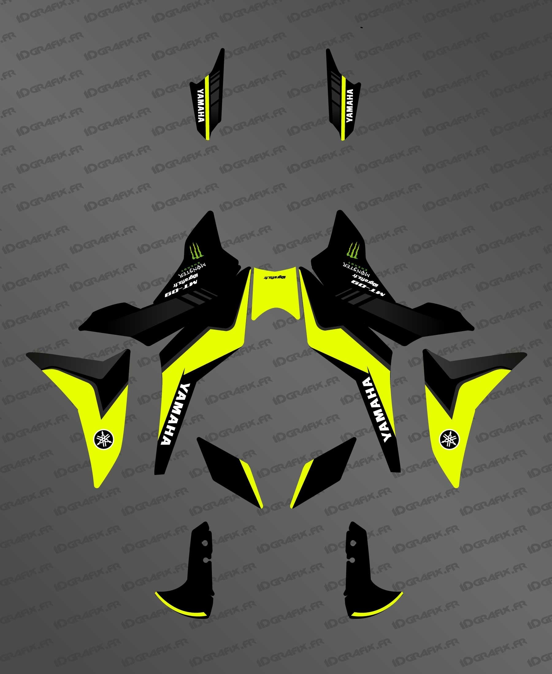 Polaris Outlaw 525 >> Kit dekor NEON Gelb-GP edition - Yamaha MT-09 Tracer ... Polaris Outlaw 525 >> Kit dekor NEON Gelb-GP edition - Yamaha MT-09 Tracer ...