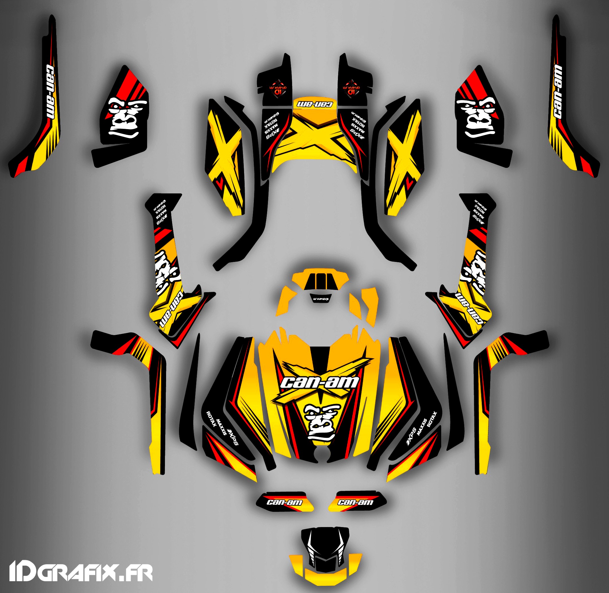 Can Am Outlander 800 >> Kit decoration Gorilla Series Full - IDgrafix - Can Am Outlander (G... Can Am Outlander 800 >> Kit decoration Gorilla Series Full - IDgrafix - Can Am Outlander (G...