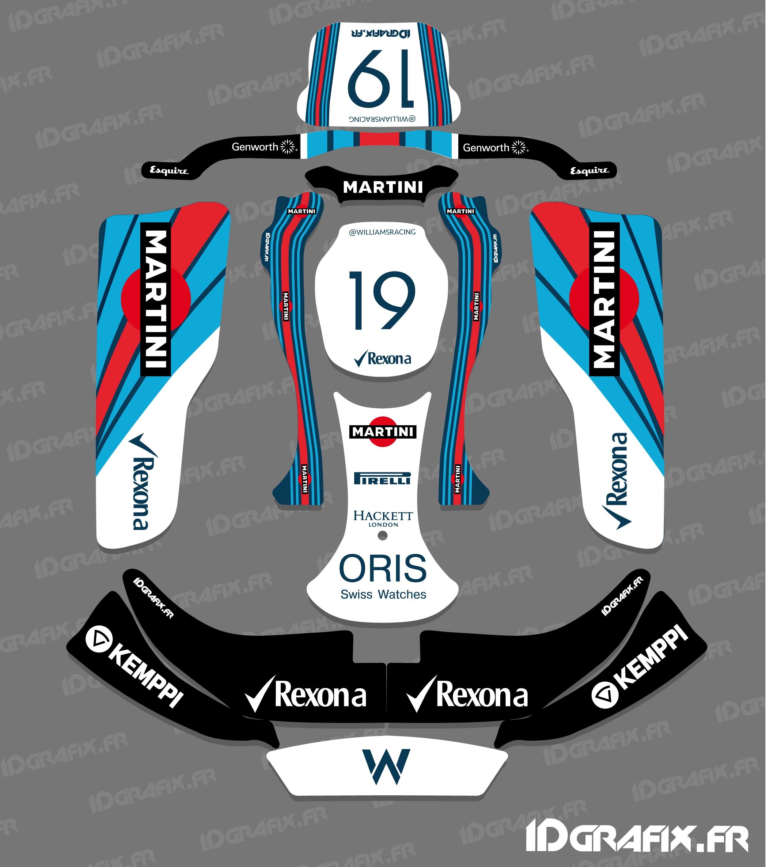 Polaris Outlaw 50 >> Kit deco F1-series Williams for the go-Karting CRG Rotax ... Polaris Outlaw 50 >> Kit deco F1-series Williams for the go-Karting CRG Rotax ...