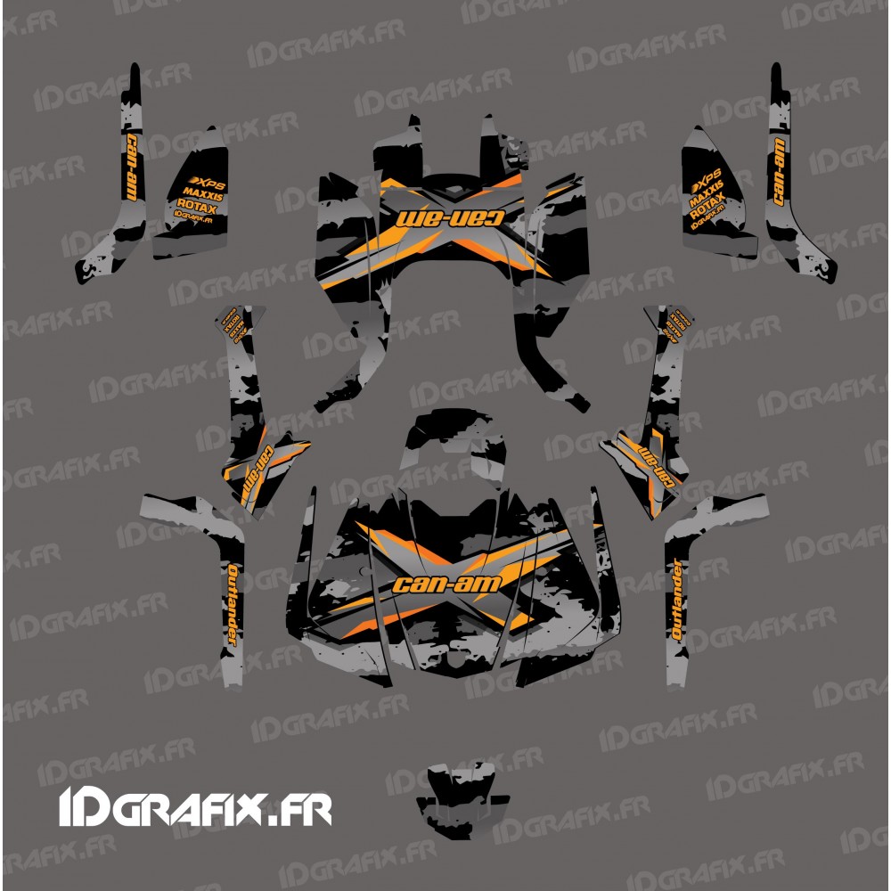 photo du kit décoration , Kit décoration Snatch series (Gris) , IDgrafix , Can