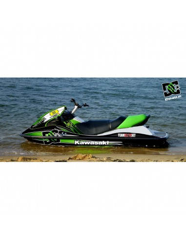 Kit decoration 100% Custom M Green (Medium) for Kawasaki STX 15F