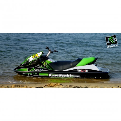 Kit de decoració 100% Personalitzat M Verd (Mitjà) per a Kawasaki STX 15F