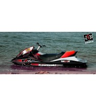 Kit decorazione 100% Personalizzato-M Rosso (Medio) per Kawasaki STX 15F