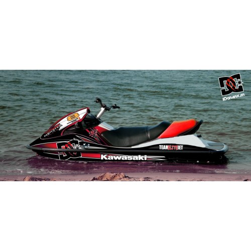 Kit de decoració 100% Personalitzat-M Vermella (Mitjà) per a Kawasaki STX 15F