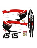 Kit decorazione Parte per Kawasaki STX 15F Rosso