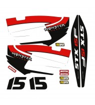 Kit decoration Part for Kawasaki STX 15F Red