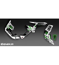 Kit decorazione 100% Personalizzato Mostro Pieno (Bianco/Verde)- IDgrafix - Can Am Renegade