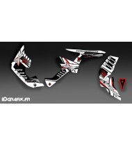 Kit decorazione 100% Personalizzato Mostro Pieno (Bianco/Rosso)- IDgrafix - Can Am Renegade
