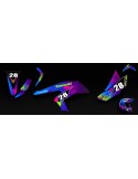 Kit décoration Reptile Vert - IDgrafix - Kawasaki KFX 450R