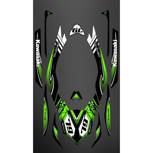 Kit decoration 100% Custom Monster LTD Full for Kawasaki Ultra 250/260/300/310R - IDgrafix