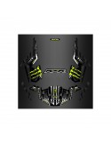 Kit décoration 100% Perso Monster Vert /Carbon - IDgrafix - Polaris RZR 1000 S/XP