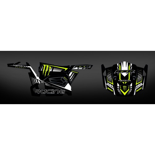 Kit decorazione 100% personalizzato Mostro di Carbonio - IDgrafix - Polaris RZR 900 -idgrafix