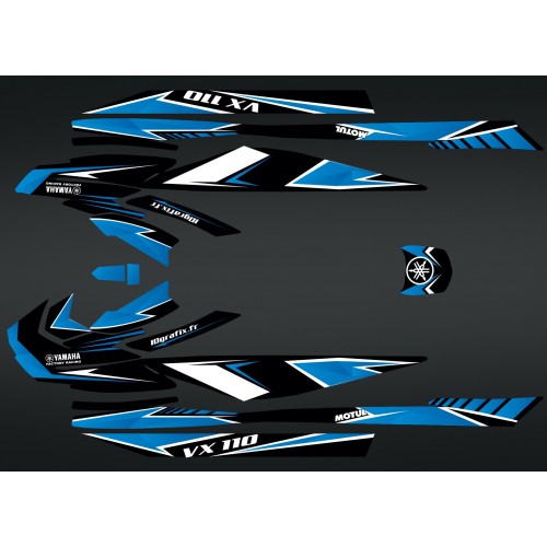 Kit de decoración de Fábrica Edición Azul para Yamaha VX 110 (después de 2015) -idgrafix