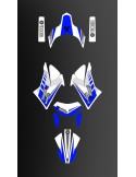 Blau / Weiß Racing Grafikkit für Yamaha 660 XT (nach 2007)