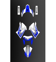 Blau / Weiß Racing Grafikkit für Yamaha 660 XT (nach 2007)