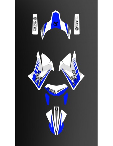 Blue / white Racing graphics kit for Yamaha 660 XT (after 2007)