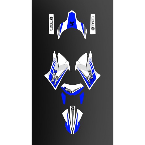 Kit de gràfics Racing blau/blanc per a Yamaha 660 XT (després del 2007) -idgrafix