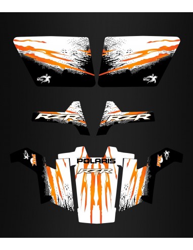 Kit décoration Réplica Orange - IDgrafix - Polaris RZR 800S / 800