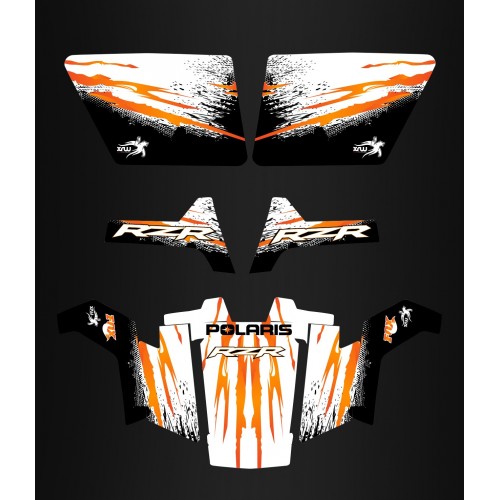 Kit decoration Replica Orange - IDgrafix - Polaris RZR 800S / 800 - IDgrafix