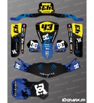 - Deko-Kit 100% - Def Monster Blue für Kartsport KG EVO