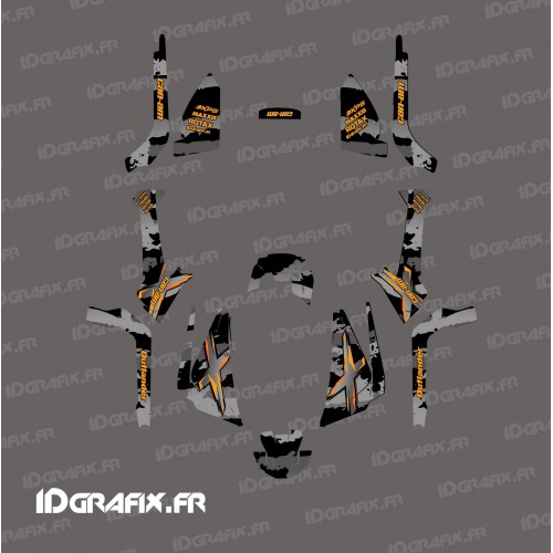 Kit dekor Light Snatch (Grau-Orange) - IDgrafix - Can Am 1000 Outlander G2