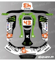 Kit deco 100% Personalizzato Blocco serie Originale per Kart KG EVO
