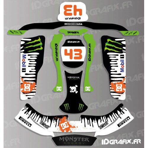 Kit deco 100% Personalitzat Bloc sèrie Original per a Kart KG EVO -idgrafix