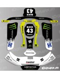 Kit deco 100% Personalitzat Bloc Subaru sèrie per a Kart KG EVO