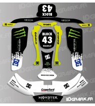 Kit deco 100% Personalizzato Blocco Subaru serie per Kart KG EVO