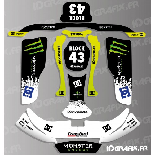 Kit deco 100% Personalitzat Bloc Subaru sèrie per a Kart KG EVO -idgrafix