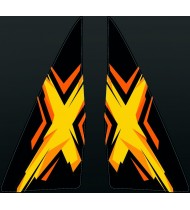 2 Stickers Supplémentaires X G2 Aile AV -idgrafix