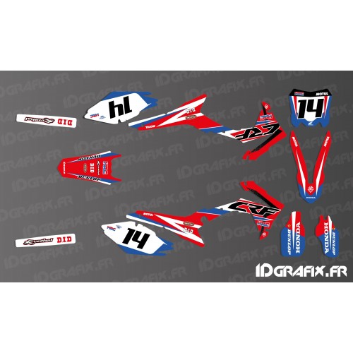 Kit decoration Honda Factory Replica 2017 - Honda CR/CRF 125-250-450 - IDgrafix