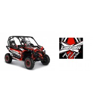 Kit déco 100% Perso Red Edition - Can Am 1000 Maverick - M. DAPREMONT -idgrafix