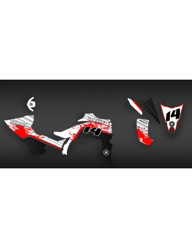 Kit decoration Blade series Red - IDgrafix - Yamaha YFZ 450 / YFZ 450R