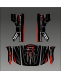 Kit-deco-100% Monster-Red Edition - Idgrafix - Kymco UXV 500-700