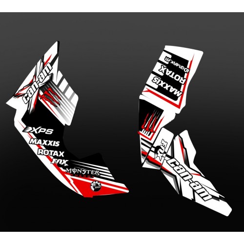 Kit decoration 100% Custom Monster Red - IDgrafix - Can Am Renegade - IDgrafix