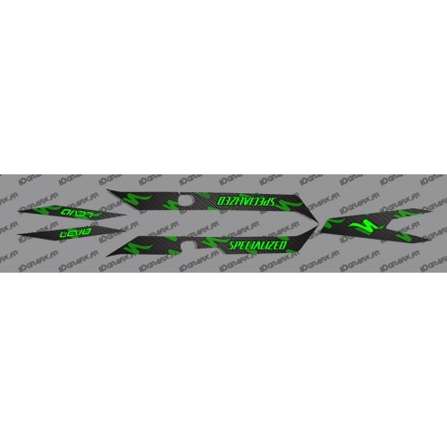Kit deco CARBON Edition Light (Neon Green)- Specialized Turbo Levo - IDgrafix