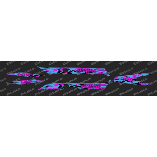 Kit deco CAMO BLUE Edition Light (Pink)- Specialized Turbo Levo - IDgrafix