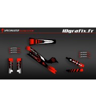 Kit deco 100% Personalizado Monstruo Edición Completa (Rojo) - Specialized Turbo Levo