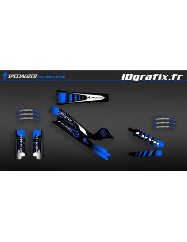 Kit déco 100% Perso Monster Edition Full (Bleu) - Specialized Turbo Levo