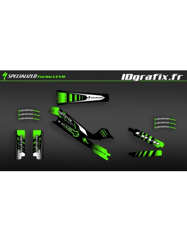 Kit déco 100% Perso Monster Edition Full (Vert) - Specialized Turbo Levo