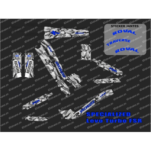 Kit deco Camo SPE Edition Full (BLUE) - Specialized Turbo Levo-idgrafix