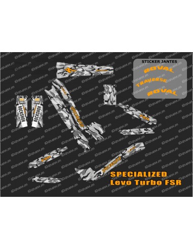 Kit deco Camo SPE-Edition-Full (ORANGE) - Specialized Turbo-Levo