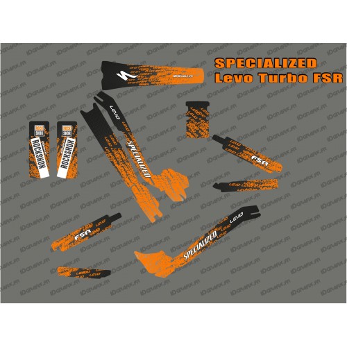 Kit deco LEVO Edition Full (Orange) - Specialized Turbo Levo-idgrafix