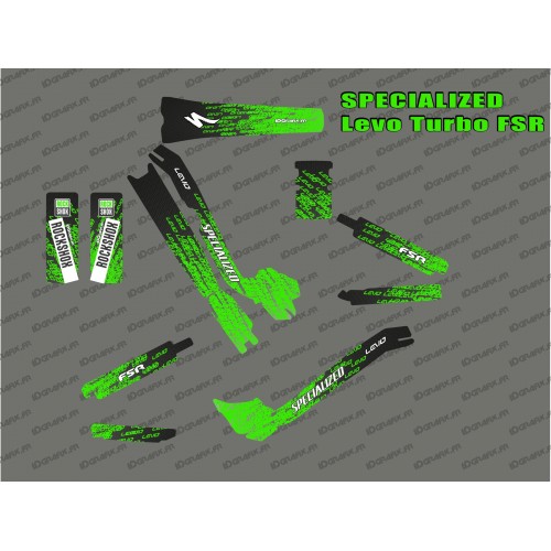 Kit deco LEVO Edition Full (Green) - Specialized Turbo Levo - IDgrafix