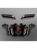 Kit de décoration Carrera de Monster Edition (Naranja) - IDgrafix - Polaris RZR 900 XP