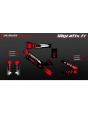 - Deko-Kit 100% - Def Monster Edition Full (Rot) - Specialized Turbo-Levo SWORKS