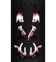 Kit-deco-stil Persönlich Red Monster Full für Kawasaki KVF 750 (ab 2011)