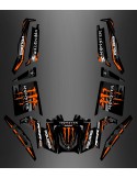 Kit décoration 100% Perso Monster Orange Edition - IDgrafix - Polaris RZR 900 XP