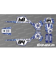 Kit de decoración Azul Digital Full - IDgrafix - Yamaha 50 Piwi
